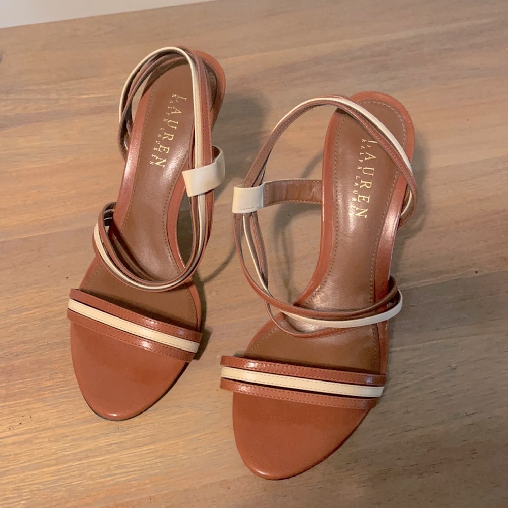 Ralph Lauren heels.  Size 8
